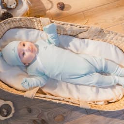 Thumbnail Bộ dài tay cài chéo Stripy cho bé trai bé gái sơ sinh - Siro BSR1108ST | Quần áo BU Baby chính hãng 1