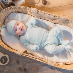 Thumbnail Bộ dài tay cài chéo Stripy cho bé trai bé gái sơ sinh - Siro BSR1108ST | Quần áo BU Baby chính hãng 2