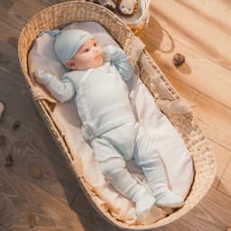 Thumbnail Bộ dài tay cài chéo Stripy cho bé trai bé gái sơ sinh - Siro BSR1108ST | Quần áo BU Baby chính hãng 3
