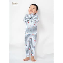 Thumbnail Bộ dài tay cài vai Astar hoạ tiết Noel vải cotton rayon cho bé 9 tháng đến 6 tuổi 2