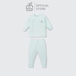 Thumbnail Bộ dài tay La Pomme cúc lệch mềm mịn - Newborn 3