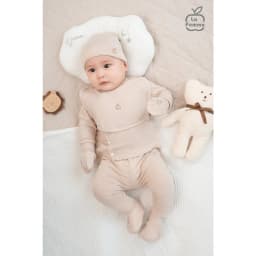 Thumbnail Bộ dài tay La Pomme cúc lệch mềm mịn - Newborn 4