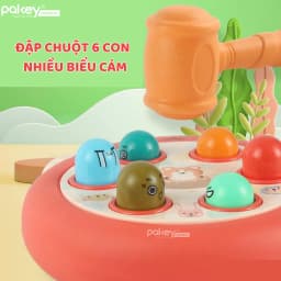 Thumbnail Bộ Đồ Chơi Đập Chuột Pakey 6 Hình Thú Ngộ Nghĩnh Kích Thích Quan Sát & Phản Xạ Cho Bé 1