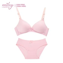 Thumbnail Bộ Đồ Lót Cotton Không Gọng Mút Mềm Nâng Ngực MiLey Lingerie BRW0X015-BCS0X04 2