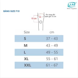 Thumbnail Bó Gối Thể Thao 3D UM F15 [United Medicare] [Màu Đỏ] [1 Cặp]. Tiêu Chuẩn Châu Âu 2