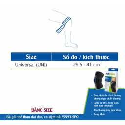 Thumbnail Bó Gối Thể Thao Đai Dán, Có Đệm Hở 75593-SPO Actimove Knee Support 1