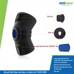 Thumbnail Bó Gối Thể Thao Đai Dán, Có Đệm Hở 75593-SPO Actimove Knee Support 3