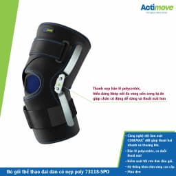 Thumbnail Bó gối thể thao đai dán có nẹp poly 73118-SPO Actimove Knee Brace 3
