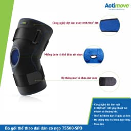 Thumbnail Bó gối thể thao đai dán có nẹp 75500-SPO Actimove Knee Brace 2