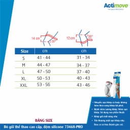 Thumbnail Bó gối thể thao cao cấp, đệm silicone 73468-PRO Actimove GenuMotion 1