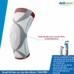 Thumbnail Bó gối thể thao cao cấp, đệm silicone 73468-PRO Actimove GenuMotion 4