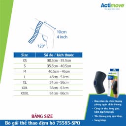 Thumbnail Bó gối thể thao đệm hở 75585-SPO Actimove Knee Support 4