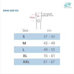 Thumbnail Bó Gối Thể Thao F02 Sử Dụng Công Nghệ Đan 3D, Màu Xanh - Đen [United Medicare] [1 Cặp] 2