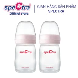 Thumbnail Bộ Hai Bình Cổ Rộng PP Spectra 160ml Chính hãng Hàn Quốc 1