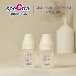 Thumbnail Bộ Hai Bình Cổ Rộng PP Spectra 160ml Chính hãng Hàn Quốc 4