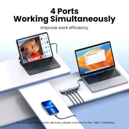 Thumbnail Bộ HUB LLANO chia 4 cổng USB 3.0 cho máy in/ chuột/ đèn flash HD 2