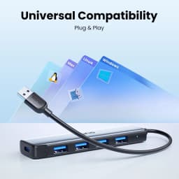 Thumbnail Bộ HUB LLANO chia 4 cổng USB 3.0 cho máy in/ chuột/ đèn flash HD 4