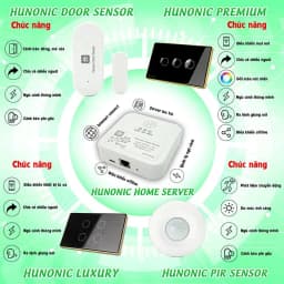 Thumbnail Bộ Điều Khiển Trung Tâm Hunonic Home Server Plus, Bộ Điều Khiển Công Tắc Bluetooth Mesh - HNHSV 2