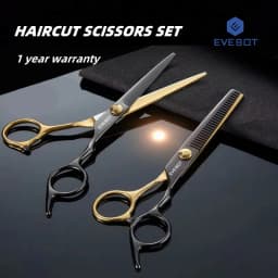 Thumbnail Bộ kéo tóc EVEBOT 10 chiếc, để cắt tóc, làm tóc chuyên nghiệp, đánh bóng bề mặt, cắt tóc 2