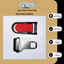 Thumbnail Bộ khóa cài GRS chất liệu inox thay thế cho mũ bảo hiểm 1