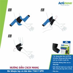 Thumbnail Bó khuỷu tay có đai dán 75617-SPO Actimove Elbow Support 4