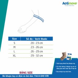 Thumbnail Bó khuỷu tay có đệm và đai dán 75614-DAY-STR Actimove Elbow Support 4