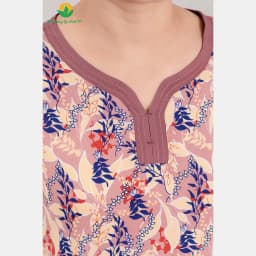 Thumbnail Bộ lanh trung niên mặc nhà Việt Thắng, áo cộc tay cổ phối quần lửng thoải mái, mát mẻ B06.5062 3