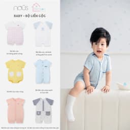 Thumbnail Bộ liền body cộc Nous (3-12 tháng) 1