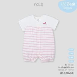 Thumbnail Bộ liền cộc Nous chất liệu mềm mại màu sắc dễ thương cho bé từ sơ sinh 1