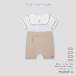 Thumbnail Bộ liền cộc Nous chất liệu mềm mại màu sắc dễ thương cho bé từ sơ sinh 2
