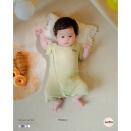 Thumbnail Bộ Liền Thân Cho Bé COOKIE, Romper VẠT LỆCH Từ Newborn Tháng Đến 9 Tháng 2025 4