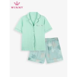 Thumbnail Bộ mặc nhà cộc tay quần đùi Winny 1MNCT22138C 4
