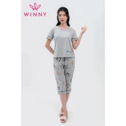 Thumbnail Bộ mặc nhà cộc tay quần ngố Winny 2MNCV22092N 3