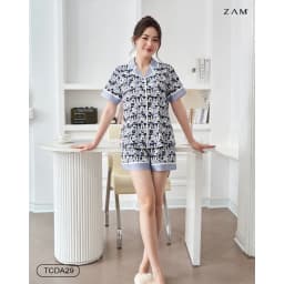 Thumbnail BỘ MẶC NHÀ SHE BY ZAM - TCDA29 - BỘ NGẮN TAY QUẦN ĐÙI MICKEY XÁM 1