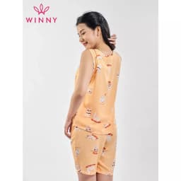 Thumbnail Bộ Mặc Nhà WINNY Kiểu Sát Nách Quần Ngố Đùi 2MNLA23045S 3