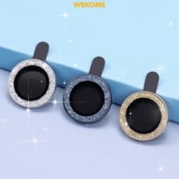 Thumbnail Bộ mắt nhũ dán bảo vệ camera iphone KTM , 11 promax , 12, 13, 14 pro max,viền kim tuyến mặt kính cường lực. 1