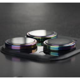 Thumbnail Bộ mắt Titan dán bảo vệ camera iphone KTM, 11 promax , 12, 13, 14 pro max,viền nhôm cầu vồng mặt kính cường lực 3