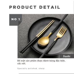 Thumbnail Bộ Muỗng Đũa Nĩa Thìa Dĩa HOKU Inox 304 Cá Nhân, Văn Phòng Có Hộp Đựng Phủ Bóng Sang Trọng Tiện Lợi - BMD01 4