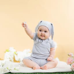 Thumbnail Bộ ngắn tay cài chéo siro BSR130805 | Quần áo chính hãng BU Baby 2