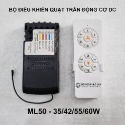 Thumbnail Bộ Nguồn và Điều Khiển Quạt Trần 5 - 6 số DC | Điều Khiển Quạt Trần inverter biến tần 3 pha động cơ DC 35w,42w,55w 4