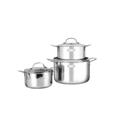 Thumbnail Bộ nồi inox cao cấp 3 lớp đáy liền Trimax 3 chiếc EL-2103 size 18,20,26cm 1