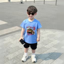 Thumbnail Bộ đồ cho bé trai Cờ đỏ Sao vàng - Độc lập Tự Do, Quần áo trẻ em nam size từ 15-40kg - Loza Kids BD032 4