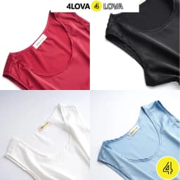 Thumbnail Bộ đồ ngủ nữ sát nách 4LOVA mặc nhà vải lụa satin mềm mịn cao cấp 3