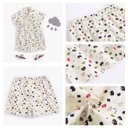 Thumbnail Bộ Đồ Sanlutoz In Họa Tiết Hoạt Hình Phong Cách Mùa Hè Dành Cho Bé Trai Và Gái 3