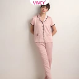 Thumbnail Bộ Đồ Satin Dài Nữ Vincy BSD034W11 3