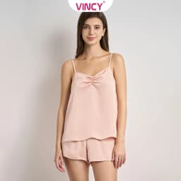 Thumbnail Bộ Đồ Shorts Vải Satin Vincy BSS077W91 1