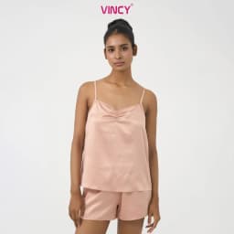 Thumbnail Bộ Đồ Shorts Vải Satin Vincy BSS077W91 4