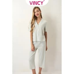 Thumbnail Bộ Đồ Thun Lửng Nữ Vincy BTL012W11 4