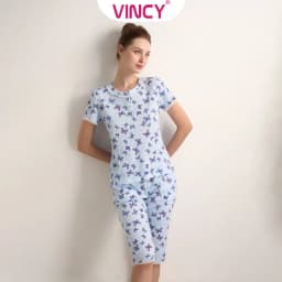 Thumbnail Bộ Đồ Thun Lửng Nữ Vincy BTL026S11 2