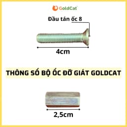 Thumbnail Bộ Ốc Đỡ Giát Cũi GOLDCAT Chất Liệu Sắt Không Gỉ Nâng Đỡ Giát Giường Nằm Và Bộ Ốc Gắn Cũi Giúp Cố Định Các Thanh Cũi 3